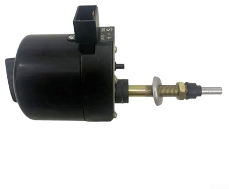 Moteur d'essuie-glace universel 12 V à long arbre, moteur d'essuie-glace haute performance pour tracteurs, bateaux et camping-cars, améliore la visibilité sur la route (moteur électrique)