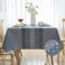 Tischdecke Outdoor Anthrazit Abwaschbar 140x240 Leinen Tischdecken Grau Rechteckig Vintage Tischtuch Herbst Tablecloth Fleckschutz Gartentischdecke für Garten Balkon Camping Hochzeitt