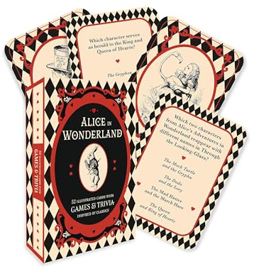 Alice in Wonderland - A Card and Trivia Game: 52 illustrated cards with games and trivia inspired by classics