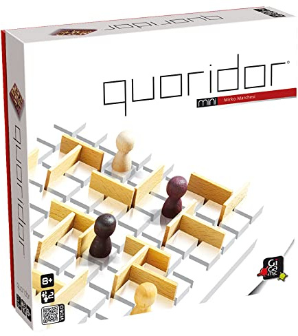 Quoridor Mini | Travel-Friendly Strategy Game for Families and Adults | Ages 8+ | 2 Players | 15 Minutes