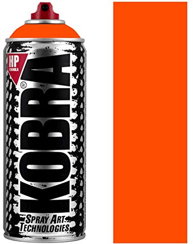 KOBRA HP High Pressure Spray Paint 400ml Can – Professional Grade 100% Acrylic Formula with Matte Finish for Graffiti, Street Art, Crafts & Multi-Surface Use (230 Jam)
