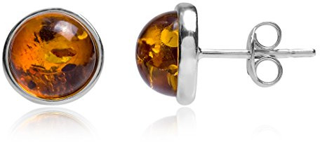 Ian and Valeri Co. Amber Classic Round Stud Earrings