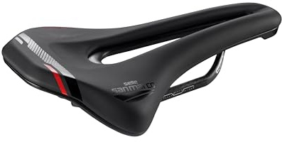 Selle San Marco GROUND Carbon FX - Sella MTB Leggera in Carbonio con Binari DNA, Comfort Ergonomico per Bici da Corsa e Fuoristrada - Taglia L3, Nero