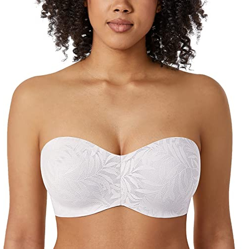 AISILIN Femme Soutien Gorge sans Bretelles Minimiseur | Forte Poitrine, Avec Armature, Dentelle