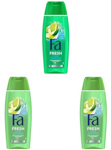 Fa - Gel Douche Corps Frais et Tonifiant - Island Vibes - Caribbean Wave - Formule de pH neutre pour la peau - Testé sous contrôle dermatologique - Bouteille de 250 ml (Lot de 3)