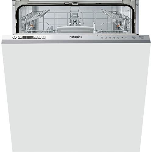 Hotpoint HIC3C26WUKN Fully Integrated Standard Dishwasher - Stainless Steel Control Panel with Fixed Door Fixing Kit - E Rated