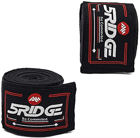 Boxhandbandagen aus Baumwolle, elastische Hand- und Handgelenkstütze für Muay Thai Kickboxen Training Fitnessstudio Workout oder MMA Boxen für Männer und Frauen