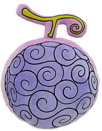 LYO Plüschkissen Fruit du Demon One Piece, 40 cm, Rot