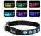 Brifit LED Halsband Hund Leuchtend, Leuchthalsband Hunde USB Aufladbar, Einstellbar Sicherheit Hundehalsband mit 7 Beleuchtungsmodi für Mittlere Große Hund für Sicherheit Nachts - M