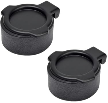 2PCS Couvercles d'Objectif de Lunette de Visée, Taille 25.4mm-66mm Flip Open Couvercle de Lentille Portée de Fusil pour Chasse en Plein Air
