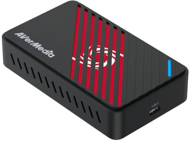 AVerMedia Carte de Capture HDMI 4K pour Streaming, PS5, Xbox, Nintendo Switch, PC, USB 3.2 Game Capture Appareil pour Twitch, OBS, Youtube, Discord, Enregistrement à Faible Latence, GC553Pro Live