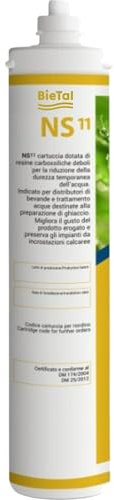 BieTal® NS11 Entkalkung Enthärtung Wasserfilter Wasserenthärter gegen Kalk Wasserenthärter Kartusche Patrone wirkt bakteriostatisch Anti Kalk zur Trinkwasseraufbereitung