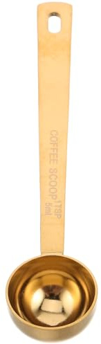 DIYEAH Cucchiaio Dosatore per Caffè 5 Ml in Acciaio Inox 304 con Manico, Misurino per Polvere di Caffè e Latte, Strumento Multifunzionale per Cucina Domestica