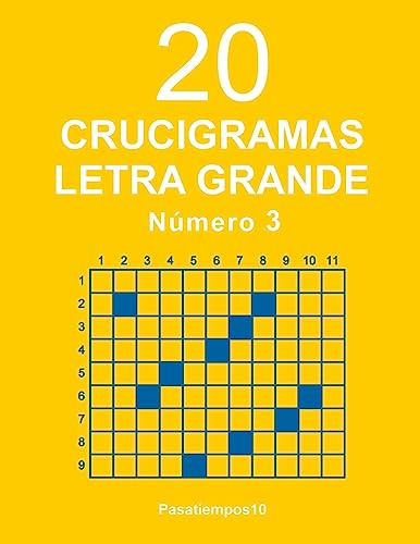 20 Crucigramas Letra Grande - Numero 3: Volume 3