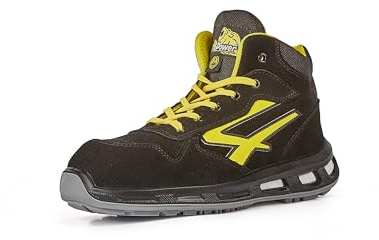 U-Power Red Lion® Shot , Scarpe Antinfortunistiche, Alte, Leggere e Flessibili, Antiperforazione, Antiperforazione, con Suola infinergy, con Puntale in Alluminio (44)