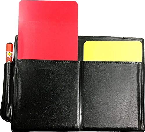 Don Football Referee Kit Red Yellow Cards Ref Score Pocket Set World Cup New