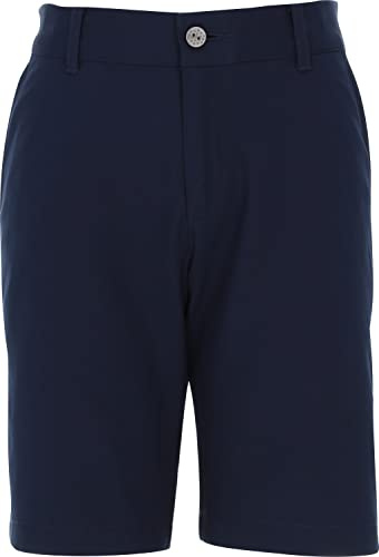 PUMA Boys' Stretch Short, Navy Blazer, L