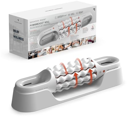 Sharper Image PowerBoost Roll - Massage Roller, 6 Intensities