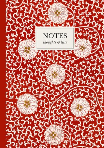 Vintage Chinese Floral Notebook: A5 Lined Notebook | Chrysanthemum Pattern