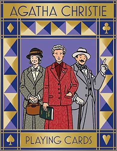 Laurence King Publishing Agatha Christie Playing Cards: A Gift for Fans of Agatha Christie, 88mm x 112mm
