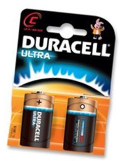 Duracell 7035031 pilas Ultra C 1,5 V PK2 – 2 unidades