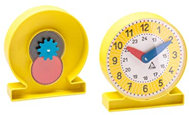 WISSNER® aktiv lernen - Kleine Lernuhr mit Zeigerwerk - RE-Plastic®