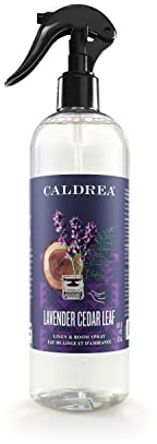 Caldrea Linen And Room Spray Air Freshener, Made With Essential Oils, Plant-Derived And Other Thoughtfully Chosen Ingredients, Lavender Cedar Leaf Scent, 16 Oz