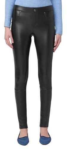 HUE womens Leatherette Leggings