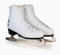 Rengzun Schlittschuhe Damen Kinder Eiskunstlauf Schlittschuhe Weiß Warmes Futter Eislaufschuhe mit Edelstahlkufen Ice Skates für Einsteigerinnen Größe 28-43