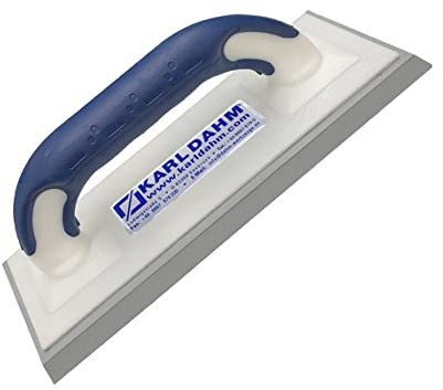 Karl Dahm Llana de Goma con Suave Empuñadura, 260 X 100 mm I Llana para Lechada Profesional, Ideal para Rejuntado con Epoxi y Cemento I con Bordes Afilados para una Mejor Compactación – 11913