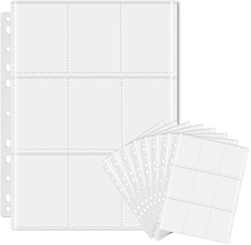 Album per carte da collezione, 900 tasche, accessori per carte da collezione, 50 pagine su entrambi i lati, 9 tasche, trasparenti per carte di credito, album fotografico