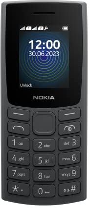 Nokia Teléfono con 110 Funciones con Reproductor MP3 Integrado, cámara Trasera, batería de Larga duración y grabadora de Voz, Color Gris