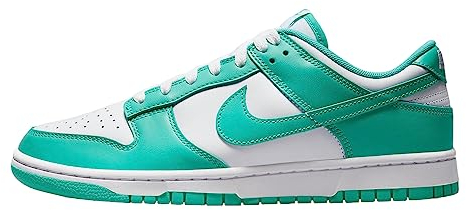 Nike Dunk Low Retro Grün 101 45, Weiß Transparent Jade Weiß, 45 EU