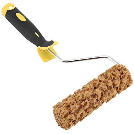 Akozon Sponge Paint Roller, The Woolie Paint Tool, Texture Pattern Paint, with Handle Decorate Foam Paint Roller for Wall Painting Tool Painting Walls Textured Roller Brush