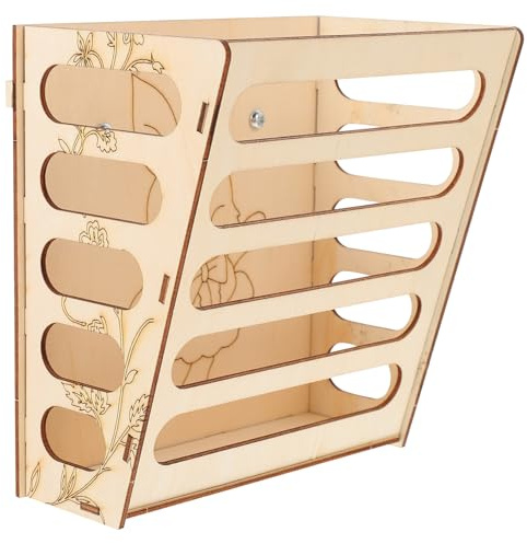 Toyvian 1 Pieza Tazón De Grano Alimentador De Heno Exterior Contenedor De Heno para Conejos Conejito Césped Estera De Hierba Conejo Comedero De Heno para Conejos Jaula De Madera