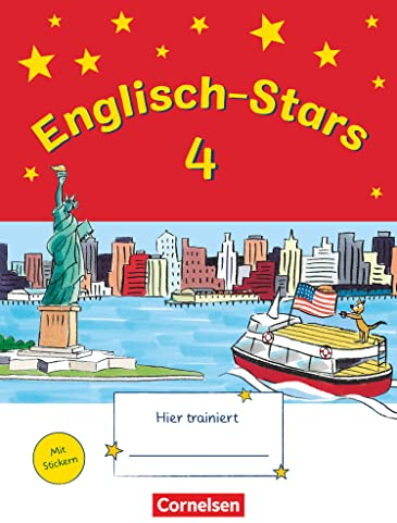 Englisch-Stars 4. Schuljahr. Übungsheft: Mit Lösungen (Englisch-Stars, Allgemeine Ausgabe, 4. Schuljahr)