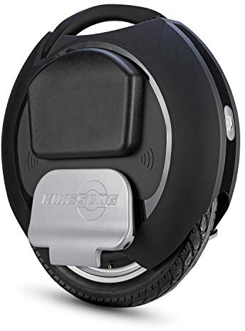 Kingsong KS-16S Ciclomotor Eléctrico, Adulto,Negro, Motor 1200W, Autonomía hasta 75km, Limitado a 35km/h, Neumático Hinchable 18, Altavoz y Bluetooth