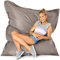 Green Bean© Outdoor Sitzsack XXL 140x180cm 380 Liter Kinder & Erwachsene Bean Bag EPS Perlen Füllung Riesensitzsack Groß Liegekissen Waschbar Wetterfest Lounge Chair Sitzkissen Bodenkissen Khaki