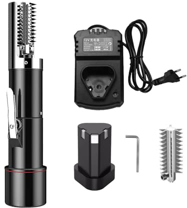 KAHCOP Descamador de peces, para escamas de pescado, eléctrico, universal, recargable, con interruptor inteligente, resistente al agua, 6000 mAh, 110 V-240 V