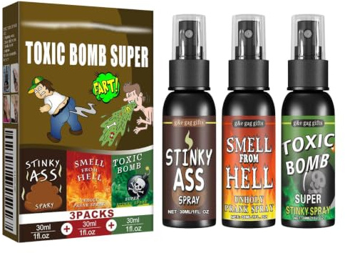 Stink Spray Extra Stark 30 milliliter Extra Stark Portabel Röv Spray Leksak | Underhållande Stinkande Vätska För Barn, Pojkar, Vuxna, Skola, Halloween, Kontor, Fester, Aprilskämt, Resor, Skrämma,