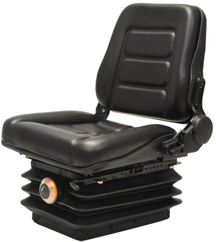 vidaXL Gabelstaplersitz mit Federung Traktorsitz Schleppersitz Staplersitz