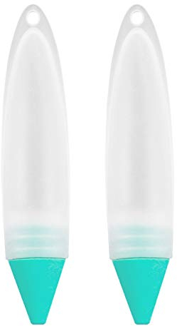 Webake 2 Stück Kuchen Dekorieren Stifte, Silikon Schokolade Schreibstift Kekse Creme Gebäck Dekorieren Stifte für Kuchen Zuckerguss, Backen und DIY