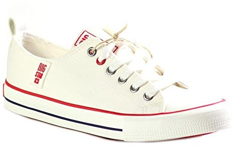 Big Star Damen Low-Top Sneakers W Jj274123 Weiß Sneaker, 39 EU