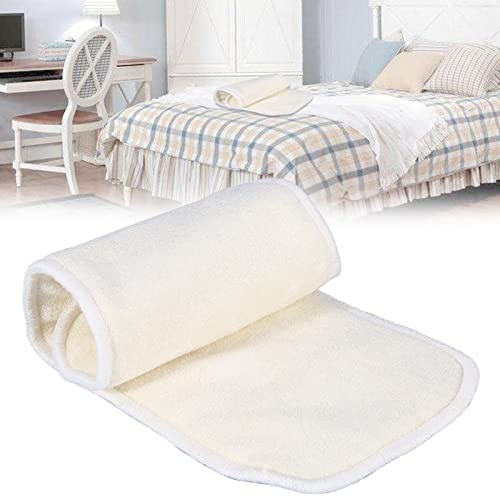 ZJchao Cloth Nappy Inserts, Reusable Nappy Insert Cloth Diaper Booster, Bamboo Microfiber Inserts Liners, 4 Layers Bamboo Fibre Adult Incontinence Diaper Insert, Washable and Reusable,1 Count