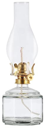 Retro Glasfotogenlampa med stor kapacitet Vintage nödljus för hushållsströmavbrott Oljelykta Dekorlampa Hembelysning Klar smörlampa