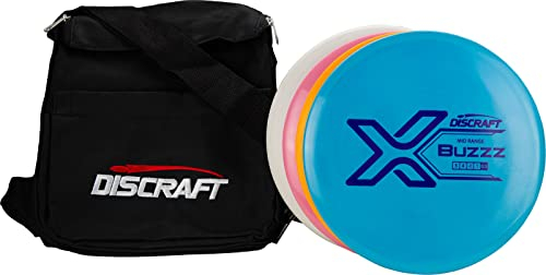 Discraft Unisex-Erwachsene Disc Golf Deluxe Discgolf-Set mit Tasche, Mehrfarbig/Farben können variieren
