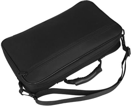 JEWEDECO Klarinetten Tragebox Aus Oxford Stoff Stoßfeste Klarinettentasche Mit Doppel Lagiges Design Praktische Aufbewahrung Für Instrumente