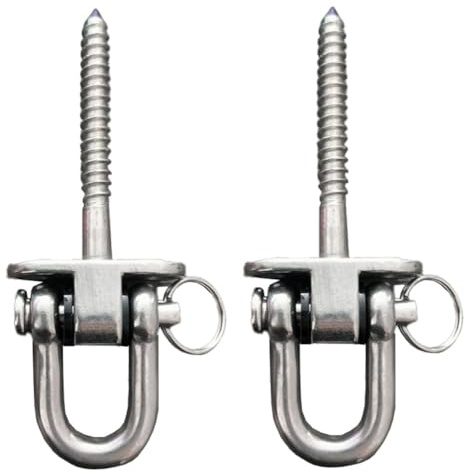 TMTGTS Gancio da soffitto, gancio per altalena, gancio per amaca da soffitto, gancio girevole, gancio girevole per carichi pesanti, supporto per poltrona sospesa, sacco da boxe, altalena