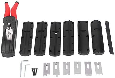 Smussa angoli legno Pialla manuale per bordi con lama in acciaio 45° - Profondità regolabile, uso facile e precisa per lavorazione del legno e fai te