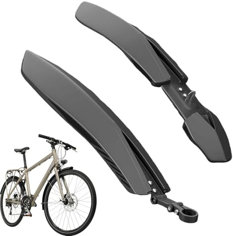Xmccvt Fahrrad Schutzblech Set Verstellbares 24/26/27,5 Zoll Vorder Und Hinterrad Schutzbleche, Universal Schnelle Demontage Steckschutzbleche Für Mountainbikes, Rennräder Und Citybikes